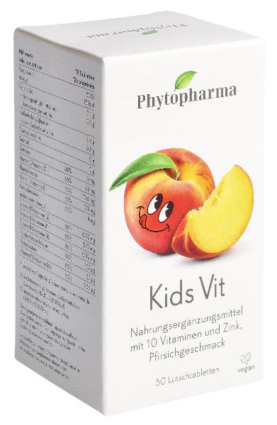 PHYTOPHARMA Kids Vit Lutschtabl 10 Vit&Zink 50 Stk