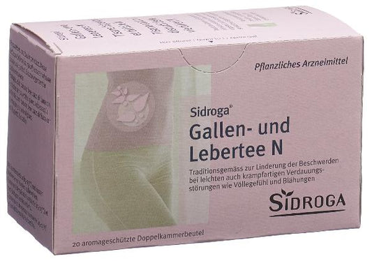 SIDROGA Thé de la vésicule biliaire et du foie N 20 sachets de 2 g