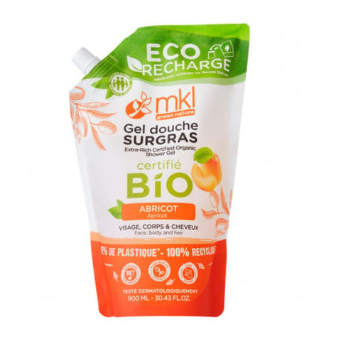 Gel douche BIO** Abricot Doypack