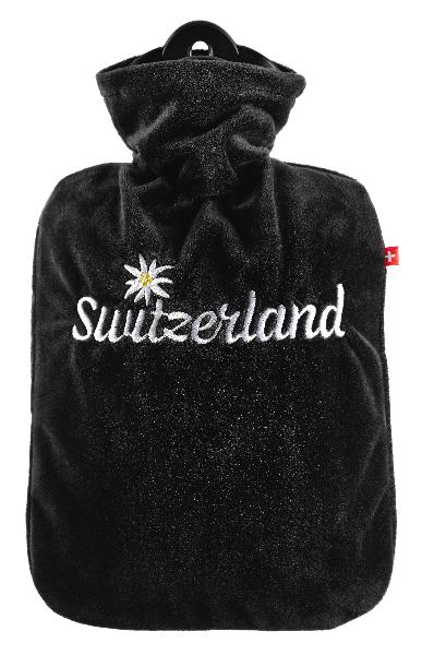 EMOSAN Wärmflasche Switzerland mit Edelweiss