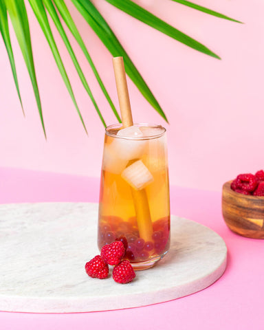 Monin Passion Himbeer-Bubble Tee-Set