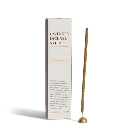 Bâtonnets d’encens à la lavande, enroulés à la main
