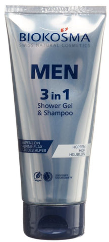 BIOKOSMA Men 3 in1 Shampoo & Showergel Tb 200 ml