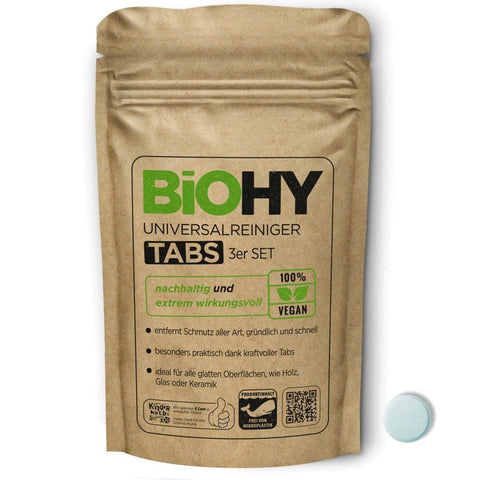 BiOHY Universalreiniger-Tabletten – Vegan & Mikroplastikfrei