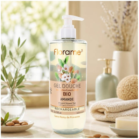 Florame Gel Douche Amande Bio 750ml