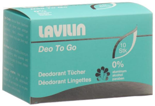 LAVILIN Deodorant Wipes Box 10 Pcs