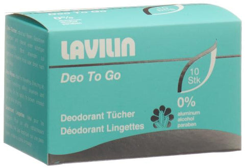 LAVILIN Deodorant TÃ¼cher Box 10 Stk