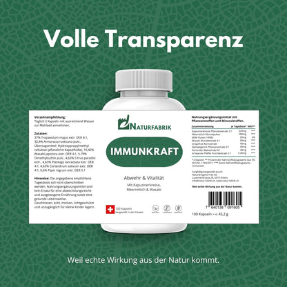 NATURFABRIK Immunkraft Capsule 100 pezzi