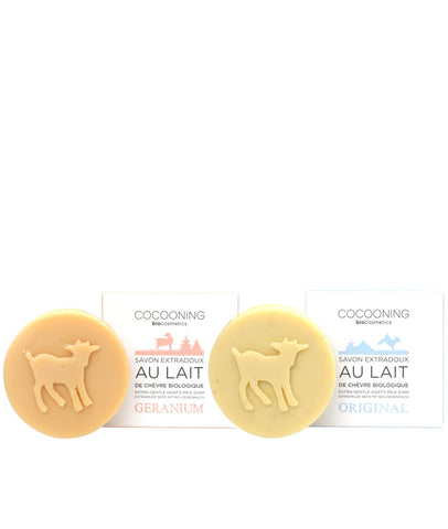 Duo-pack savons chèvre Mix