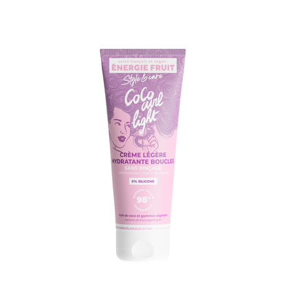 Kokos-Locken leichte feuchtigkeitsspendende Creme ohne Silikon - lockiges Haar