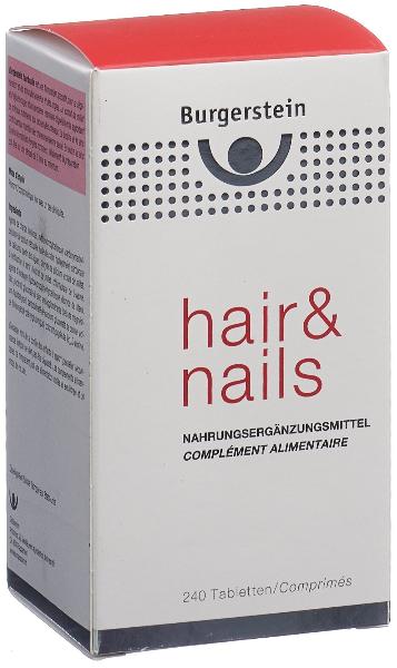 BURGERSTEIN Hair & Nails Tabl 240 Stück