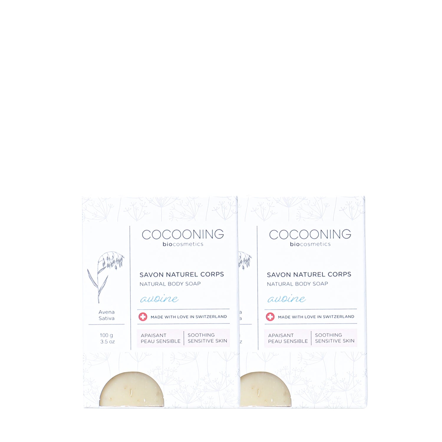 Duopack savon avoine