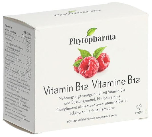 PHYTOPHARMA Vitamin B12 Lutschtabl Ds 60 Stk