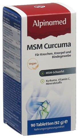 ALPINAMED MSM Curcuma Tabletten 90 Stück