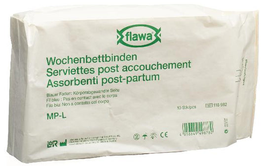 FLAWA Wochenbettbinden MP-L 10 Stk
