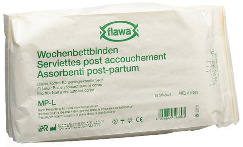 FLAWA Wochenbettbinden MP-L keimreduziert 10 Stk