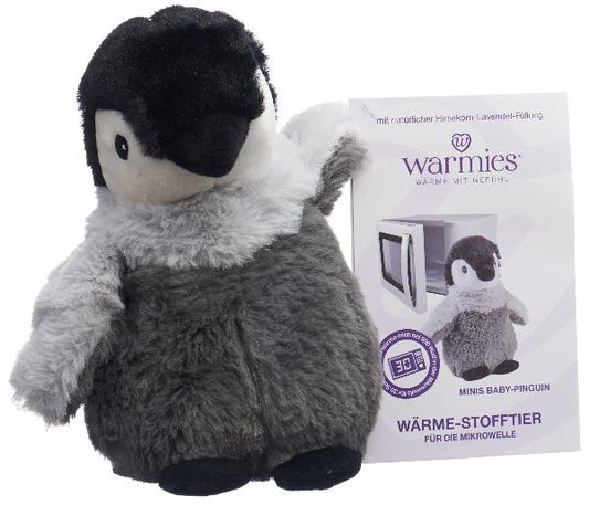 WARMIES Minis Peluche Riscaldabile per Bambini - Pinguino