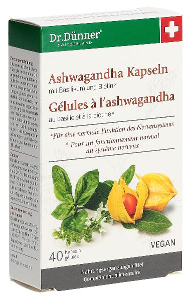 DR. DÜNNER Capsule Ashwagandha Energy + Nerves (40 pezzi)