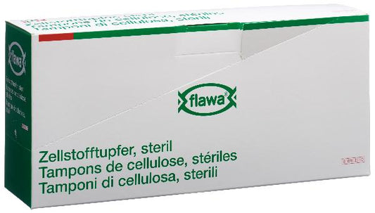 FLAWA Zellstofftupfer 4x5cm steril 50 x 3 Stk