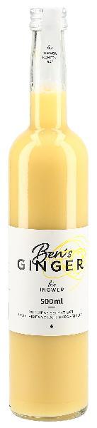 BEN'S GINGER Concentré de gingembre biologique Bouteille 500 ml