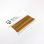 3228 KIT PAILLES LONGUES ( 8 PAILLES 20CM + 1 GOUPILLON )