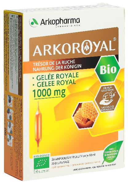 ARKOROYAL Gelée Royale 1000 mg Bio Trinkampullen 20 Stück
