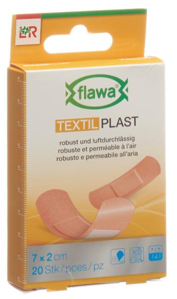 FLAWA Textil Plast Schnellverband 2x7cm 20 Stk