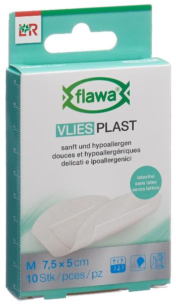 FLAWA Vlies Plast M 7.5x5cm 10 Stk