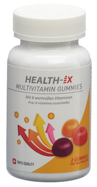 HEALTH-IX Gommes Multivitamines, 60 pièces