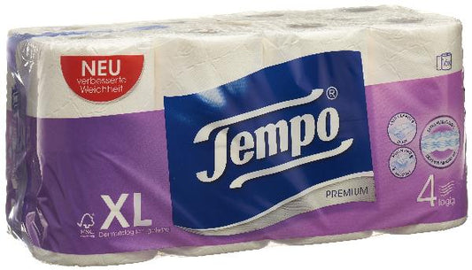 TEMPO Toilettenpapier Premium 4lag 120Blatt 16 Stk