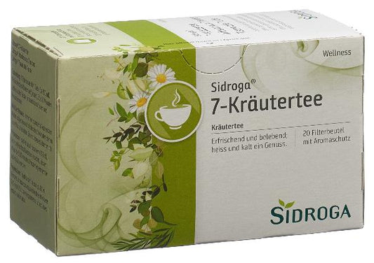 Coffret de thé SIDROGA aux 7 herbes 20 sachets