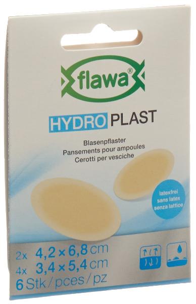 FLAWA HYDRO PLAST Blasenpflaster 2 GrÃ¶ssen 6 Stk
