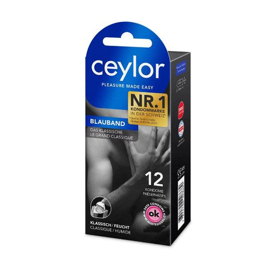 CEYLOR Blauband Präservativ mit Reservoir (n) 12 Stück