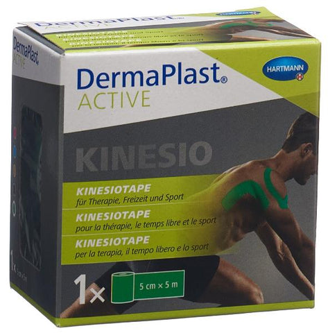 DERMAPLAST Active Kinesiotape 5cmx5m grün