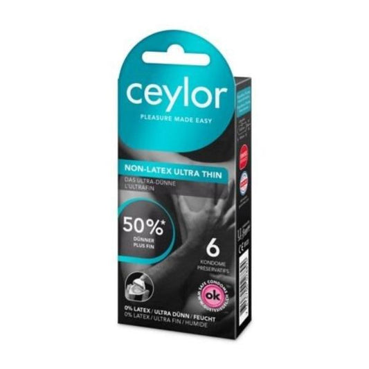 CEYLOR Latexfreies Präservativ Ultra Dünn 6 Stk