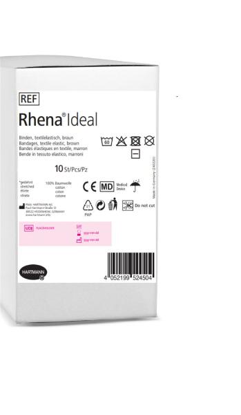 RHENA Ideal Elastische Binde 10cmx5m hautf 10 Stk
