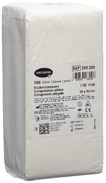 IVF Garza Piegata Compressa Tipo 17 10x10 cm 16-pieghe 100 pezzi