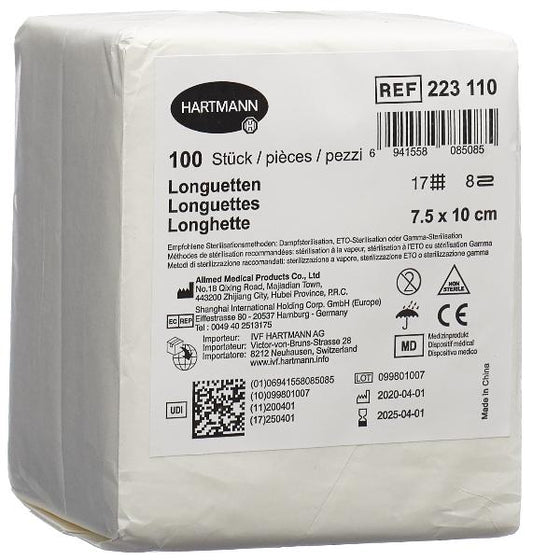IVF Longuettes Type 17 7,5 x 10 cm 8-strati 100 pezzi