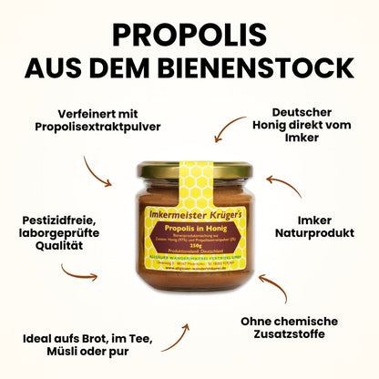 Propolis im Honig 250 g