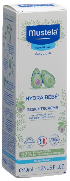 MUSTELA Hydra Bébé Gesichtscreme norm Haut 40 ml