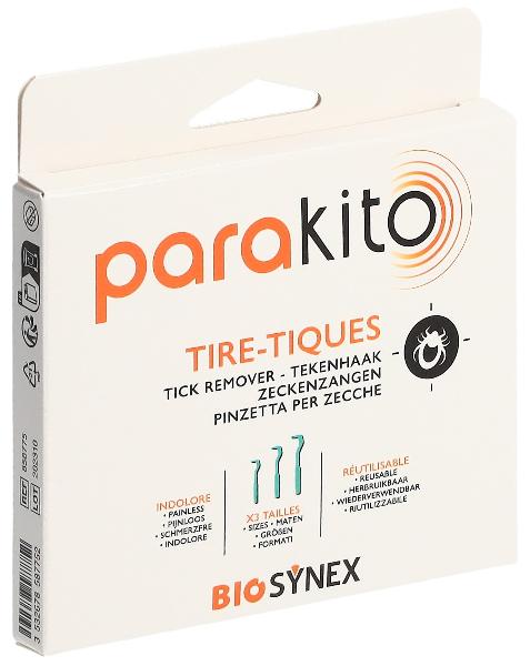 PARAKITO Enlève-tiques 3 pièces