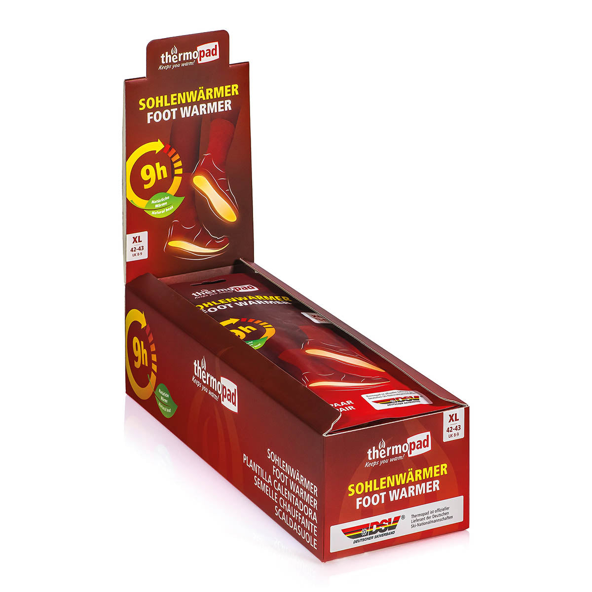 Thermopad Sohlenwärmer L 25.0cm - 40-41, 10er-Set