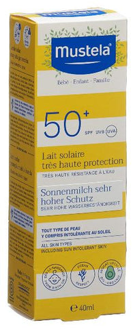 MUSTELA Sonnenschutz Sonnenmilch LSF50+ Tb 40 ml