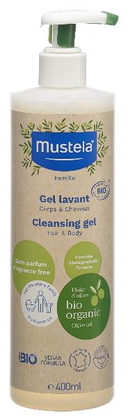 MUSTELA BIO Waschgel Haare Körper (neu) Fl 400 ml