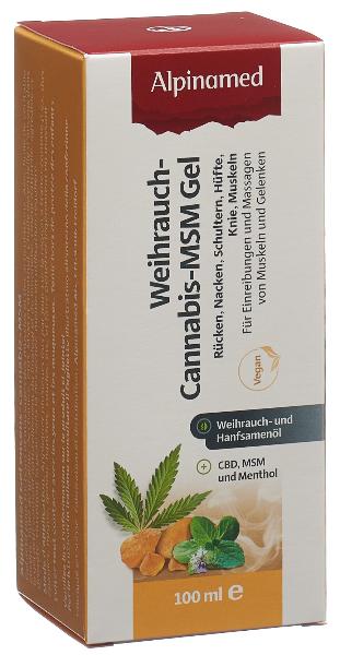 ALPINAMED Weihrauch Cannabis MSM Gel Disp 100 ml