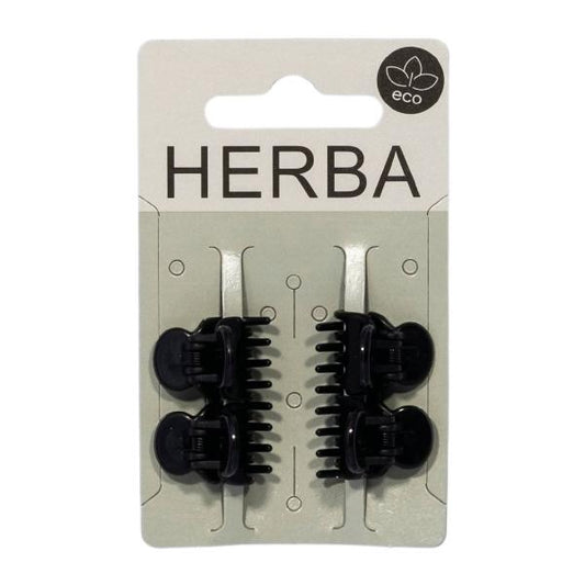 HERBA Ecofriendly Pinzettina 1.6cm schwarz 4 Stk