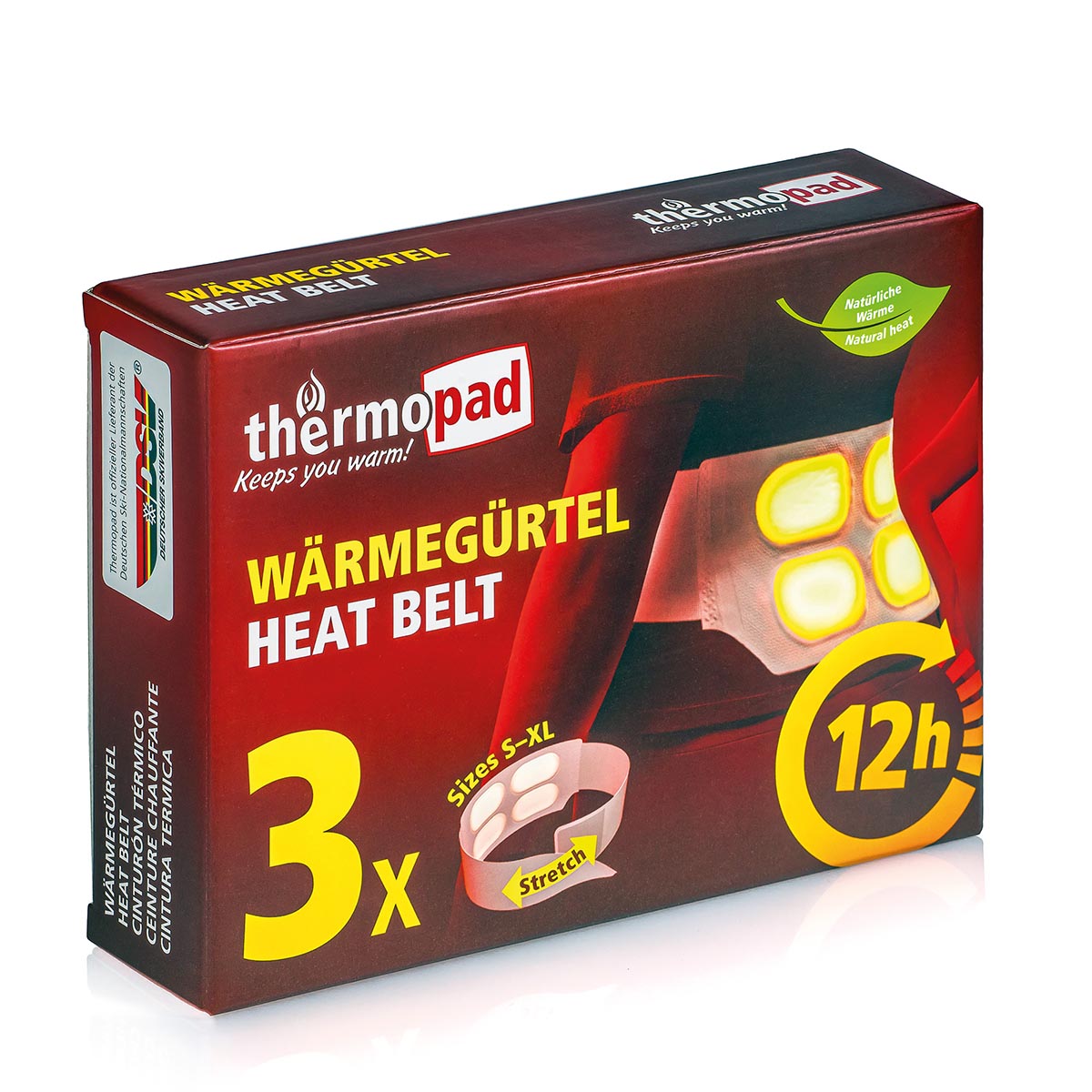Thermopad Wärmegürtel Box mit 3 Stück