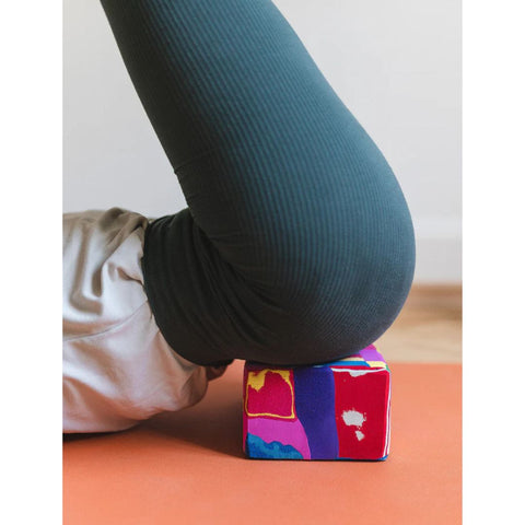 Recycelter Yoga-Block Sonnenuntergang