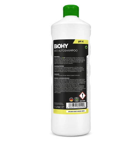 BiOHY Autoshampoo Konzentrat – Vegan & Mit Abperl-Effekt