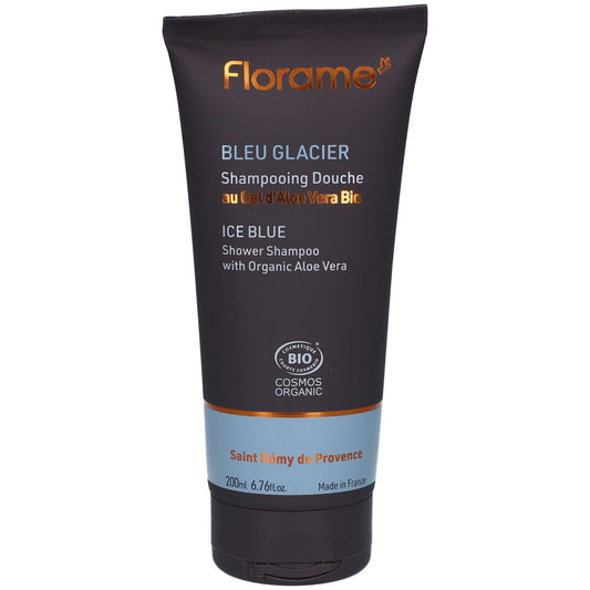 Florame - Glacier Blue Shower Shampoo 200 ml COSMOS - Kühlendes, erfrischendes Duscherlebnis